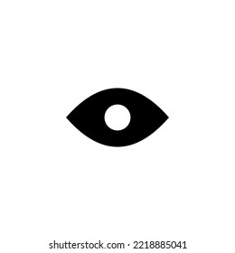 Eye icon vector illustration. Eye sign and symbol. Look and Vision icon. 
