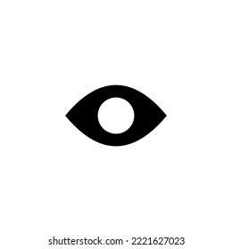 Eye icon vector illustration. Eye sign and symbol. Look and Vision icon. 