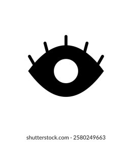 Eye icon vector illustration. Eye sign and symbol. Look and Vision icon. 