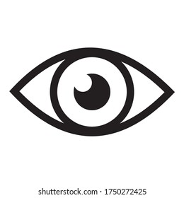 Eye icon vector illustration symbol