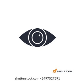 Eye icon vector illustration. Eye symbol isolated on white background