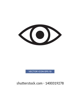 Eye icon vector illustration template
