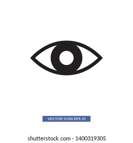 Eye icon vector illustration template