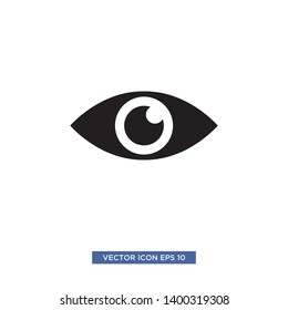 Eye icon vector illustration template