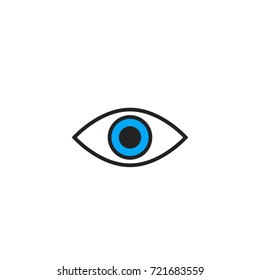 Eye Icon Vector Isolated