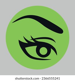 Icono ocular. Vector aislado en el fondo