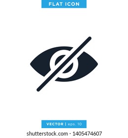 Eye Icon Vector Logo Design Template