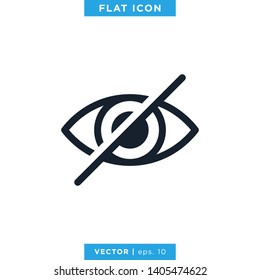 Eye Icon Vector Logo Design Template
