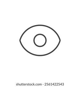 Eye icon Vector logo set flat
