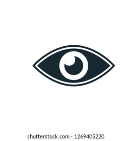 eye icon vector logo template