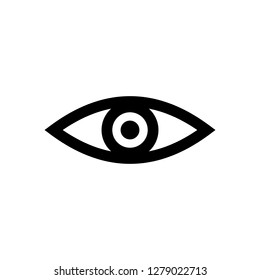 Eye icon vector. Look and Vision icon. Eye vector icon