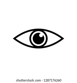 Eye icon vector. Look and Vision icon. Eye vector icon