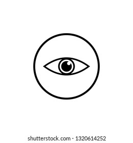 Eye icon vector. Look and Vision icon. Eye vector icon
