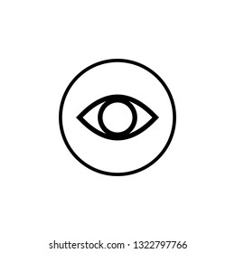 Eye icon vector. Look and Vision icon. Eye vector icon