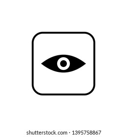 Eye icon vector. Look and Vision icon. Eye vector icon