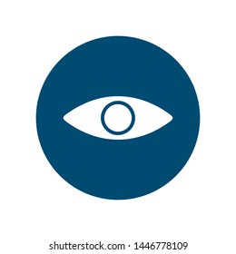 Eye icon vector. Look and Vision symbol. Eye logo design inspiration