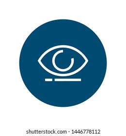 Eye icon vector. Look and Vision symbol. Eye logo design inspiration