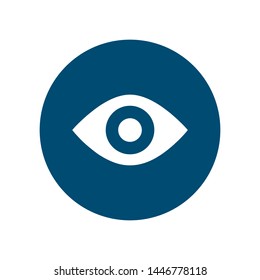 Eye icon vector. Look and Vision symbol. Eye logo design inspiration