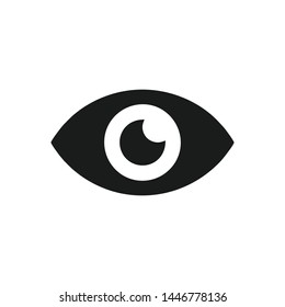 Eye icon vector. Look and Vision symbol. Eye logo design inspiration