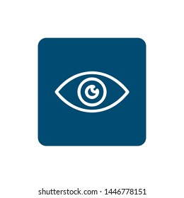 Eye icon vector. Look and Vision symbol. Eye logo design inspiration