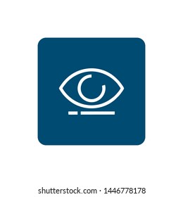 Eye icon vector. Look and Vision symbol. Eye logo design inspiration