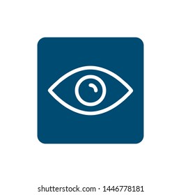 Eye icon vector. Look and Vision symbol. Eye logo design inspiration