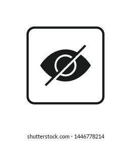 Eye icon vector. Look and Vision symbol. Eye logo design inspiration