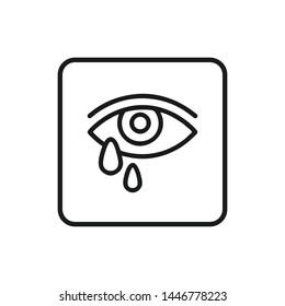 Eye icon vector. Look and Vision symbol. Eye logo design inspiration