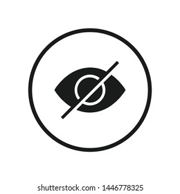 Eye icon vector. Look and Vision symbol. Eye logo design inspiration