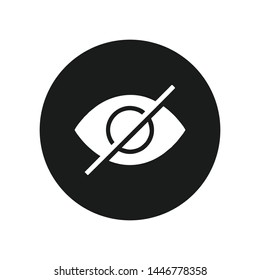 Eye icon vector. Look and Vision symbol. Eye logo design inspiration