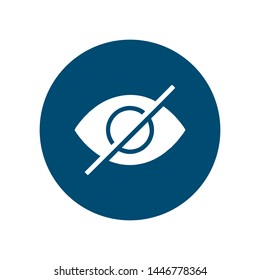 Eye icon vector. Look and Vision symbol. Eye logo design inspiration