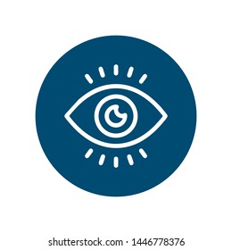 Eye icon vector. Look and Vision symbol. Eye logo design inspiration