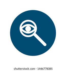 Eye icon vector. Look and Vision symbol. Eye logo design inspiration