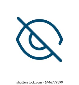 Eye icon vector. Look and Vision symbol. Eye logo design inspiration