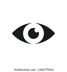 Eye icon vector. Look and Vision symbol. Eye logo design inspiration