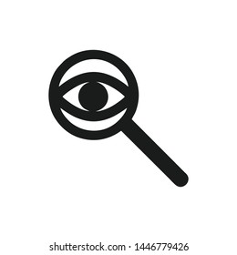 Eye icon vector. Look and Vision symbol. Eye logo design inspiration