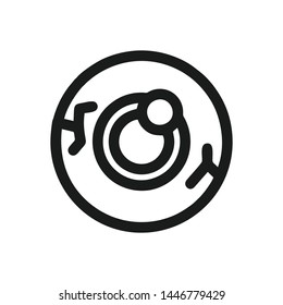 Eye icon vector. Look and Vision symbol. Eye logo design inspiration