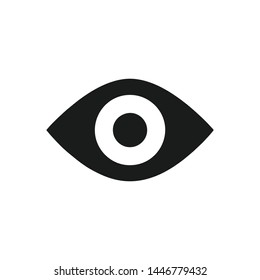 Eye icon vector. Look and Vision symbol. Eye logo design inspiration