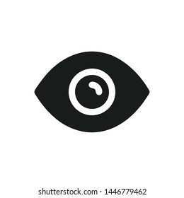 Eye icon vector. Look and Vision symbol. Eye logo design inspiration