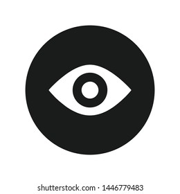 Eye icon vector. Look and Vision symbol. Eye logo design inspiration