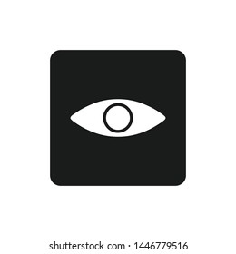 Eye icon vector. Look and Vision symbol. Eye logo design inspiration