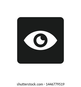 Eye icon vector. Look and Vision symbol. Eye logo design inspiration