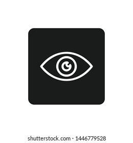 Eye icon vector. Look and Vision symbol. Eye logo design inspiration
