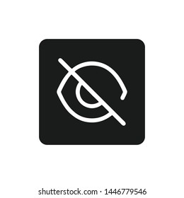 Eye icon vector. Look and Vision symbol. Eye logo design inspiration
