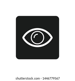 Eye icon vector. Look and Vision symbol. Eye logo design inspiration