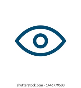 Eye icon vector. Look and Vision symbol. Eye logo design inspiration
