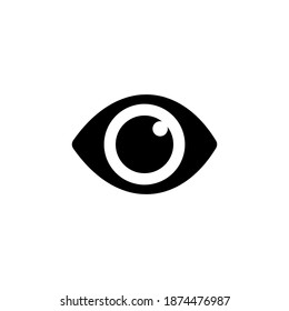 Eye icon vector. Eye vector icon. Look and Vision icon