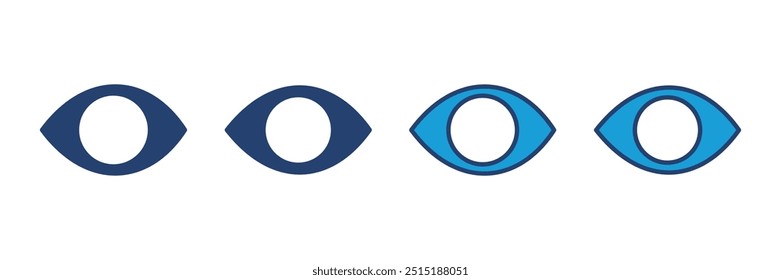Eye icon vector. Eye vector icon. Look and Vision icon. 