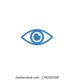 eye icon vector.  Eye looking symbol vector