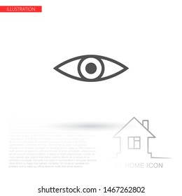 Eye icon - vector . Lorem Ipsum Illustration design